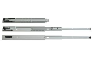 Telescopic slide over-extension 037 | up to 100 kg | soft close | Schock telescopic slides