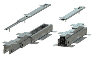 Pull-out System INBOX 640 for Tall Cabinets | up to 120 kg | Schock telescopic slides