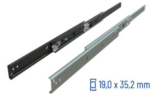 Telescopic slide over extension Series 044 | Disconnect/Lock-out | Schock telescopic slides
