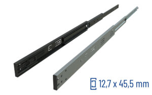 Telescopic slide full extension Series 072 | Disconnect/Push-to-open | Schock telescopic slides