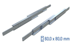 Telescopic Slide over extension DDTS-80 | up to 510 kg | Schock telescopic slides