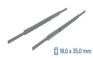 Telescopic full extension DTS-35 | up to 350 kg | Schock telescopic slides