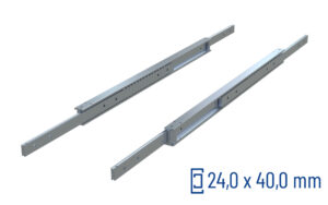 Telescopic slide full extension DTSB-40 | up to 350 kg | Schock telescopic slides
