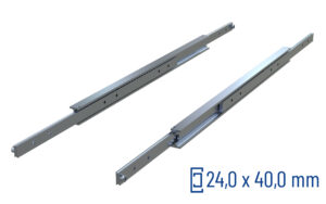 Telescopic slide full extension SDTS-40 | up to 154 kg | Schock telescopic slides