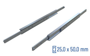 Telescopic slide full extension SDTS-50 | up to 280 kg | Schock telescopic slides