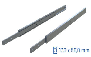 Telescopic Slide partial extension SOWS-50 | up to 400 kg | Schock telescopic slides